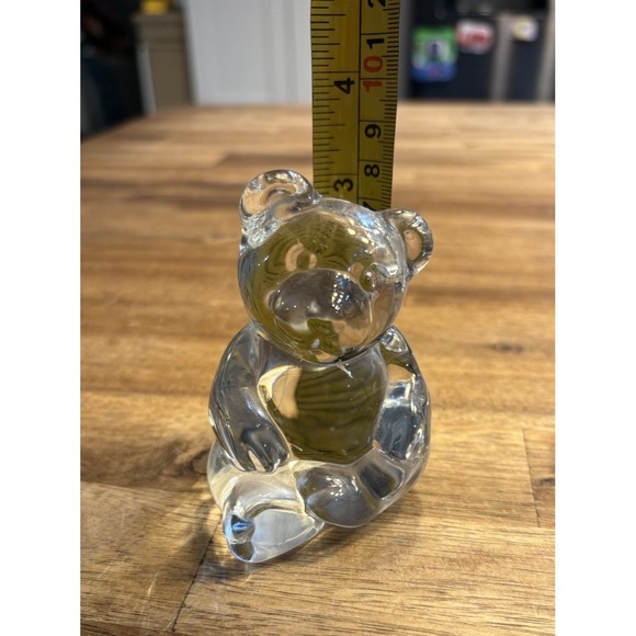 Princess House Figurine Crystal Bear Germany 24% Lead Crystal 3.5 Inches Tall - Picture 7 of 8